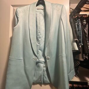Satin oversized boyfriend blazer- price firm